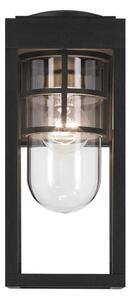 Kichler KL-HONE-S-BKT - Vonkajšie nástenné svietidlo HONE S 1xE27/60W/230V IP44