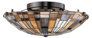 Quoizel QZ-INGLENOOK-F-SMALL-Stropné svietidlo INGLENOOK 2xE27/60W/230V priemer 40,7 cm