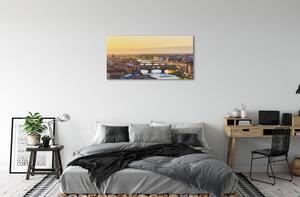 Obraz na plátne Taliansko Sunrise panoráma 100x50 cm