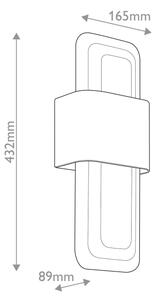 Kichler KL-SERENE-LED-W-NBR - LED Nástenné svietidlo SERENE LED/16W/230V mosadz