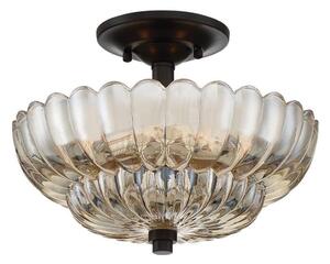 Quoizel QZ-WHITECAP-SF-S - Stropné svietidlo WHITECAP 3xE14/40W/230V pr. 29,7 cm
