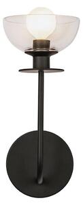 Alora Mood ALM-SYLVIA-1WB-BK-CL - Nástenná lampa SYLVIA 1xE14/40W/230V čierna