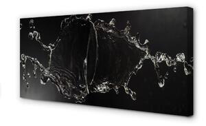 Obraz canvas Tryskanie vodné kvapky 100x50 cm