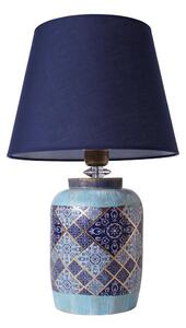 Stolná lampa RAMZES 1xE27/40W/230V modrá