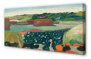 Obraz canvas Art maľované pohľad vidieka 100x50 cm