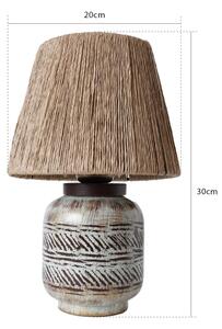 Stolná lampa RAMZES 1xE27/40W/230V hnedá