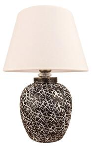 Stolná lampa RAMZES 1xE27/40W/230V biela/čierna