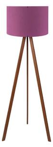 Stojacia lampa AYD 1xE27/40W/230V fialová/hnedá