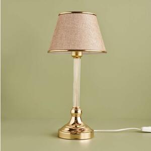 Stolná lampa AYD 1xE27/40W/230V béžová/zlatá