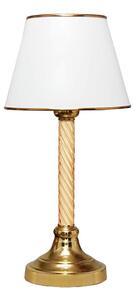 Stolná lampa AYD 1xE27/40W/230V biela/zlatá