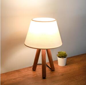 Stolná lampa AYD 1xE27/40W/230V hnedá/krémová