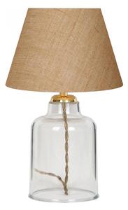 Stolná lampa AYD 1xE27/40W/230V hnedá/číra