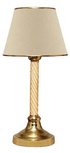 Stolná lampa AYD 1xE27/40W/230V béžová/zlatá