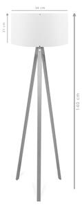 Stojacia lampa AYD 1xE27/40W/230V hnedá