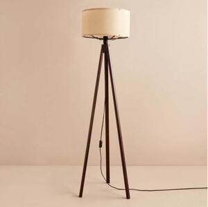 Stojacia lampa AYD 1xE27/40W/230V hnedá/béžová