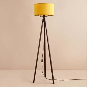 Stojacia lampa AYD 1xE27/40W/230V hnedá/oranžová