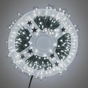 Vianočná LED svetelná mikro reťaz, studená biela, 20m, 600 LED, so zábleskami
