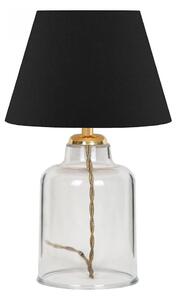 Stolná lampa AYD 1xE27/40W/230V čierna/číra
