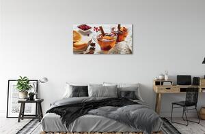 Obraz canvas Winter tea cup 100x50 cm