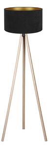 Brilagi - Stojacia lampa VELVET 1xE27/60W/230V béžová/čierna