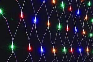 Vnútorná svetelná sieť, 2,5m*0,5m, 160 LED, rôznofarebná, 8 programov