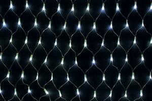 Vnútorná svetelná sieť, 2,5m*0,5m, 160 LED, studená biela, 8 programov