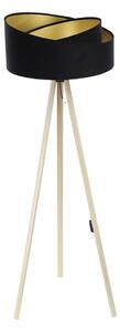 Stojacia lampa GALAXY 1xE27/60W/230V čierna/béžová