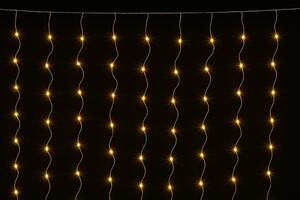 Vonkajší vianočný LED záves 3×3 m, 480 LED, 8 programov, rôzne farby na výber Farba: Teplá biela