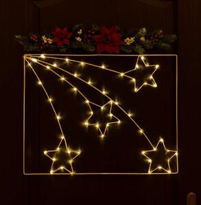 LED dekorácia, kométa, 50x38cm, rôzne farby Farba: Teplá biela