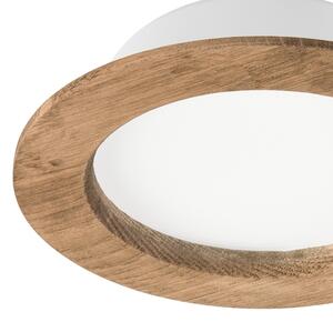 LED Podhľadové svietidlo WOODY SPOT LED/12,5W/230V 3000K orech ? 16 cm