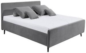 ČALÚNENÁ POSTEĽ, 160/200 cm, tmavosivá MID.YOU - Online Only spálne, Online Only