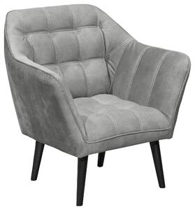 KOKTAILOVÉ KRESLO, textil, kompozitné drevo, sivá MID.YOU - Kreslá, Online Only