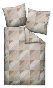 POSTEĽNÁ BIELIZEŇ, makosatén, hnedá, taupe, 240/220 cm - Obliečky & plachty