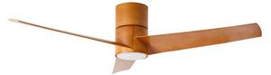 ZEVENTI - LED stropný ventilátor BARROSA LED/18W/230V Wi-Fi Tuya hnedá + DO