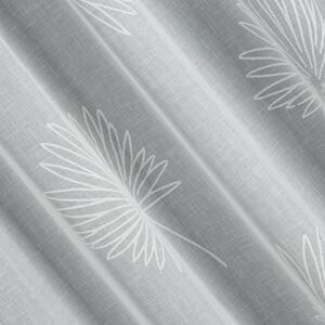 Biela záclona so žakárovým vzorom NINA 140x270 cm
