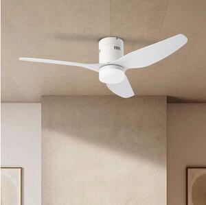 ZEVENTI - LED stropný ventilátor PADUA LED/18W/230V Wi-Fi Tuya biely + diaľkové ovládanie