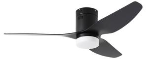 ZEVENTI - LED stropný ventilátor PADUA LED/18W/230V Wi-Fi Tuya čierny + diaľkový ovládač