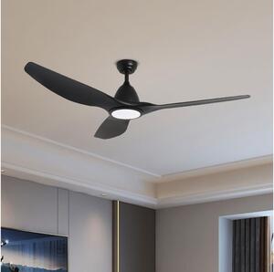 ZEVENTI - LED Stropný ventilátor URBINO LED/20W/230V Wi-Fi Tuya čierny + diaľkové ovládanie