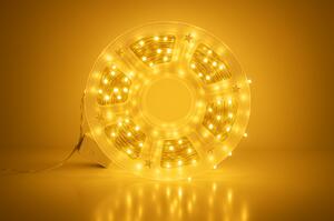 Vianočná reťaz do interiéru, teplá biela, 260 LED, 48m