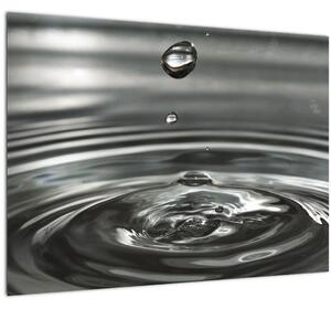 Obraz kvapky vody (70x50 cm)