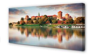 Obraz na plátne Krakow hrad rieka 100x50 cm
