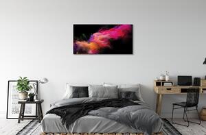 Obraz na plátne ružová fraktály 100x50 cm