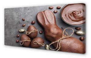 Obraz na plátne Čokoládová tyčinka králik 100x50 cm