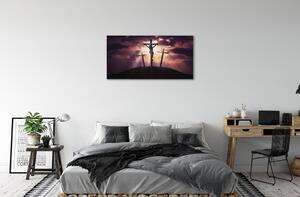Obraz na plátne Jesus cross 100x50 cm