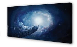 Obraz canvas Oblohy zatiahnuté bridge 100x50 cm