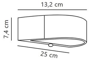 Nordlux - LED solárne nástenné svietidlo MONAY LED/5W/5V IP44 so senzorom