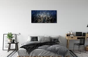 Obraz canvas Hands modré svetlo 100x50 cm