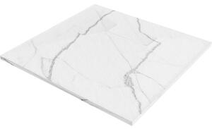 Mexen Hugo, štvorcová sprchová vanička, SMC, 70x70cm, imitácia kameňa – biela, 42157070