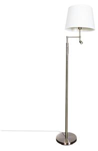 ByRydens 1988780-5504-LED Stojacia lampa ORLANDO 1xE27/5W/230V+LED/3W biela/bron