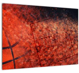 Obraz - Basketbalová lopta (70x50 cm)